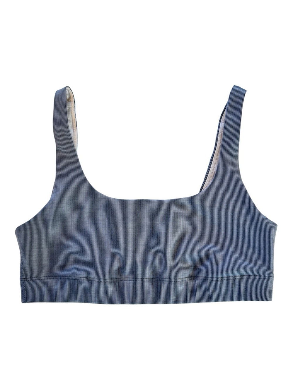 Vuori Lux Ribbed Daily Bra - Size Small - Dark Gray Soft Support